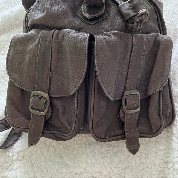 Vintage Charme sacs leather backpack - Picture 2 of 8